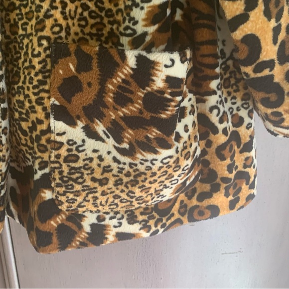 Ruby Rd. Animal Print Button Front Jacket - Picture 5 of 9